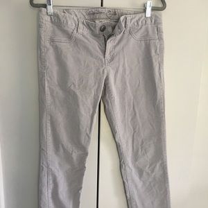 Gray corduroy pants